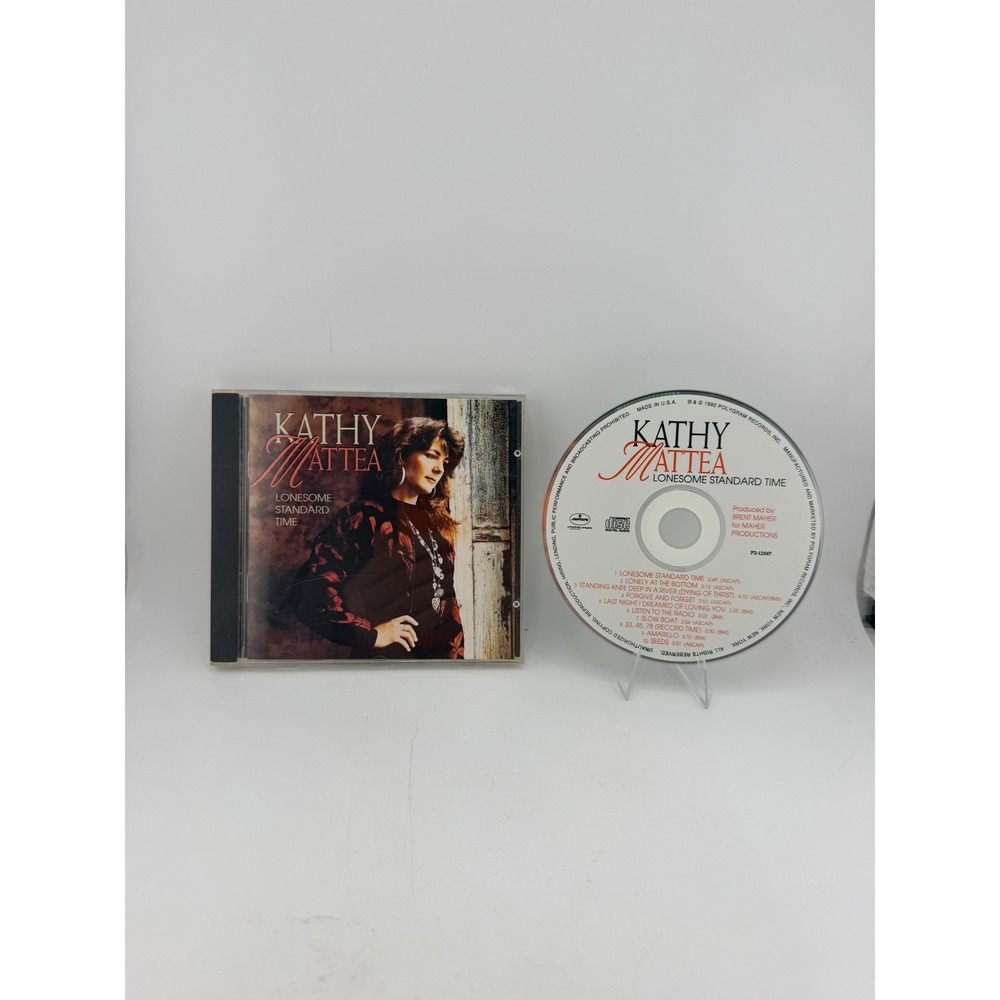 Kathy Mattea Lonesome Standard Time CD 1992 Country Mercury P2-12567